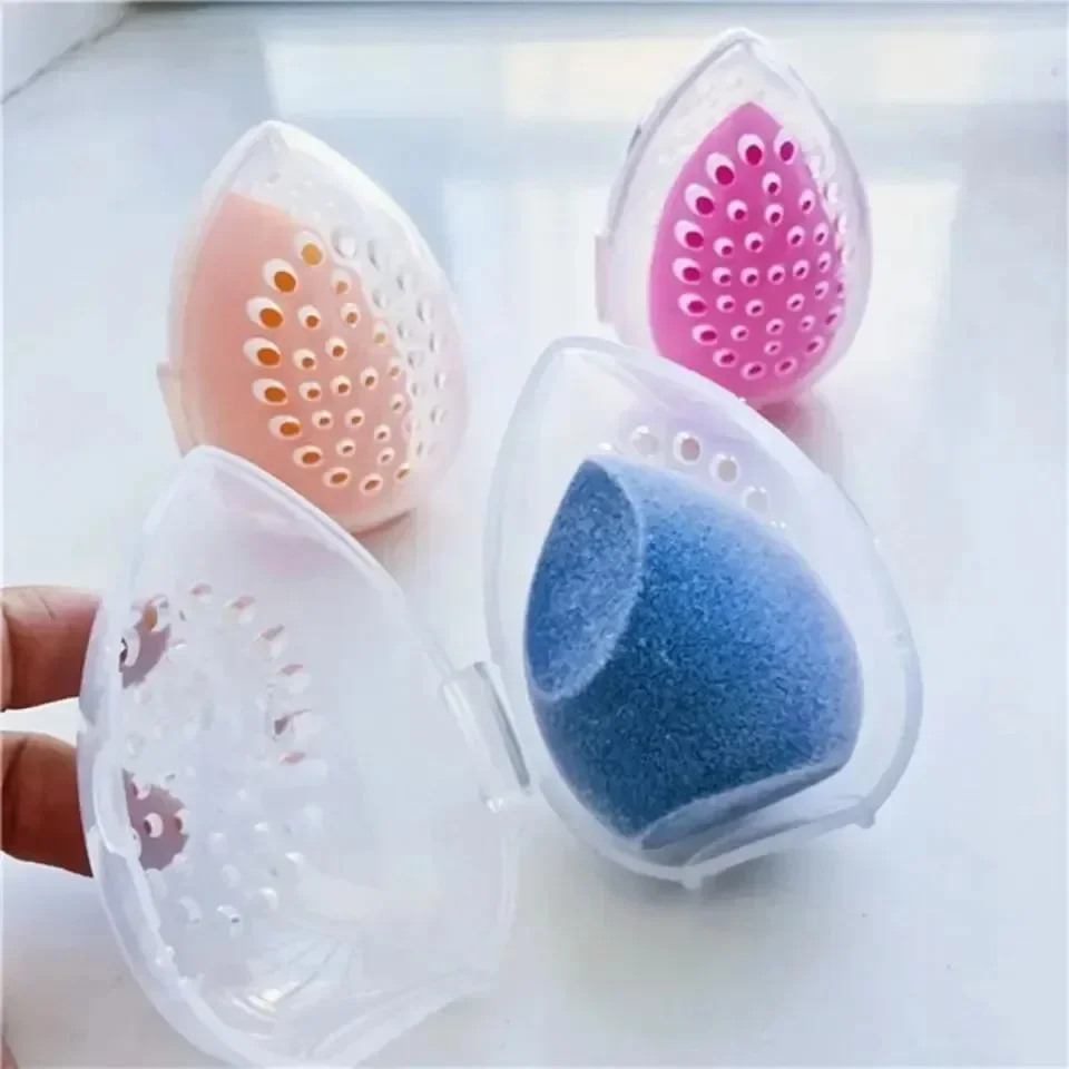 Organizador para esponja de maquillaje con drenaje tipo huevo - imagen 5