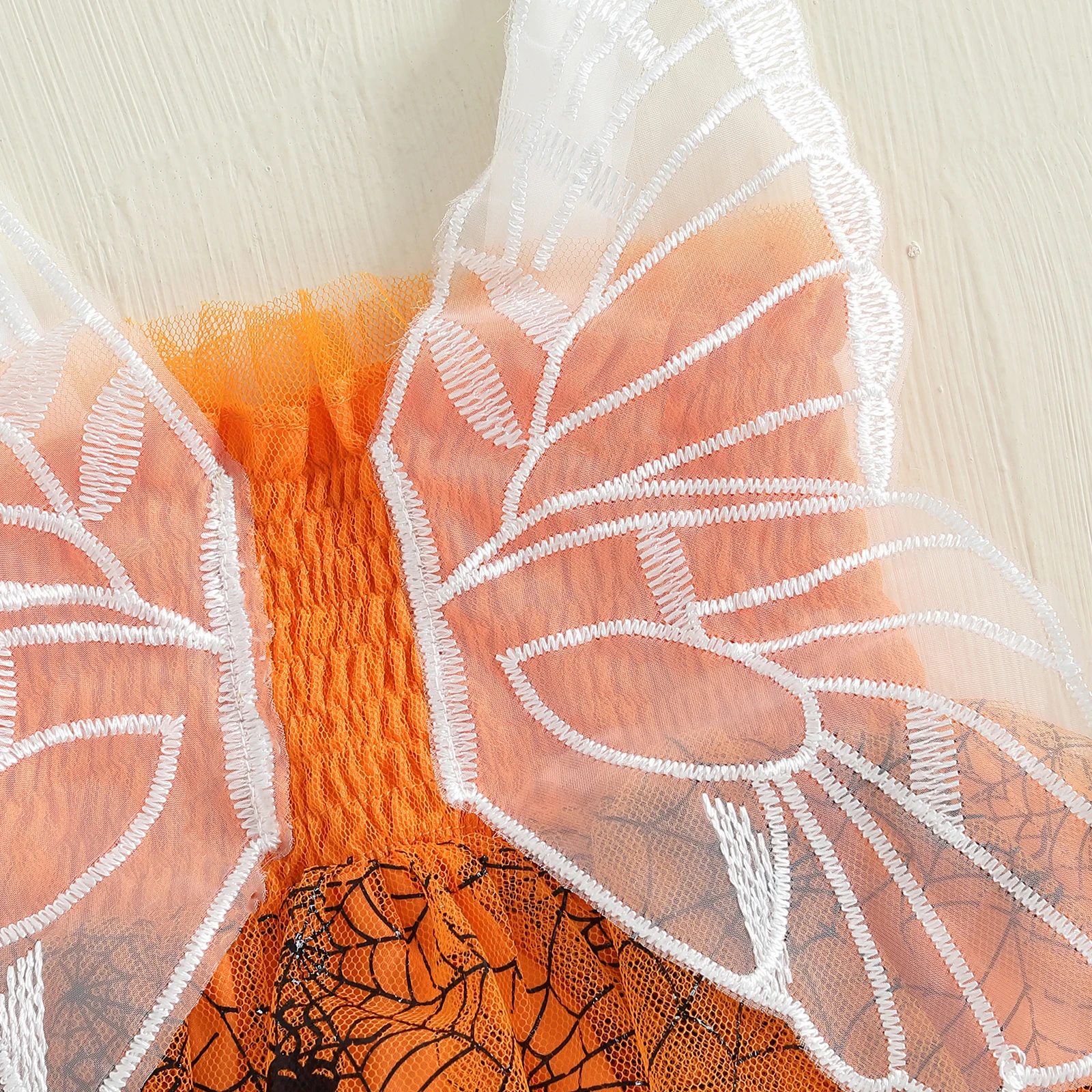 Tregren vestido de Halloween niña con alas y tul en capas - imagen 3