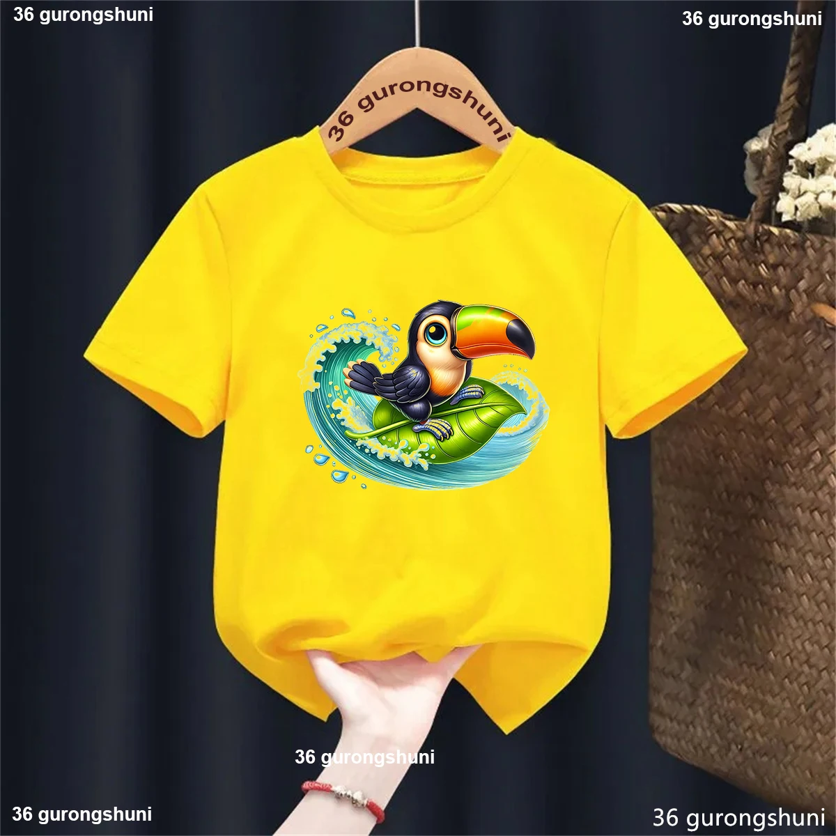 Camiseta de algodón arcoíris para niño - Verano - imagen 5