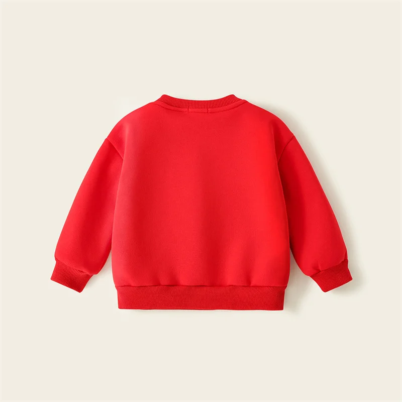 Sudadera infantil de terciopelo gruesa acolchada de invierno - imagen 5