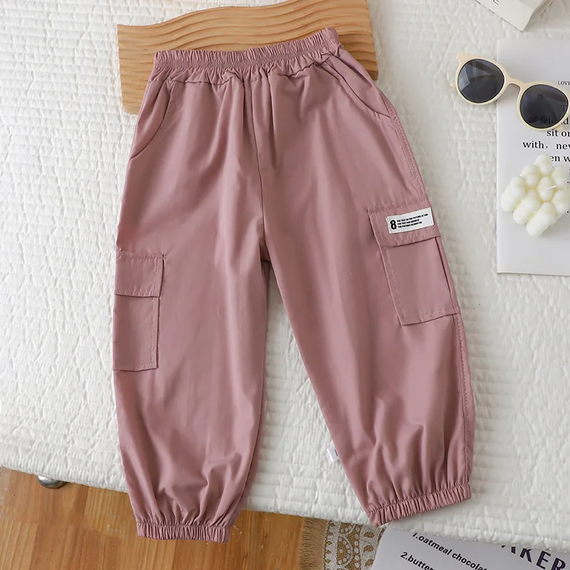 Pantalones casuales de primavera a otoño para niños y niñas - imagen 2