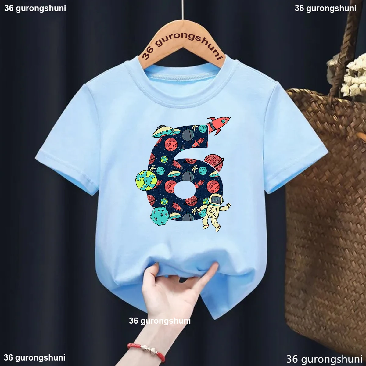 Camiseta espacial de astronautas para niños, verano divertido - imagen 4