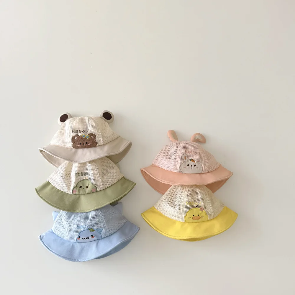 Sombrero de verano transpirable con protección solar para bebé y niño