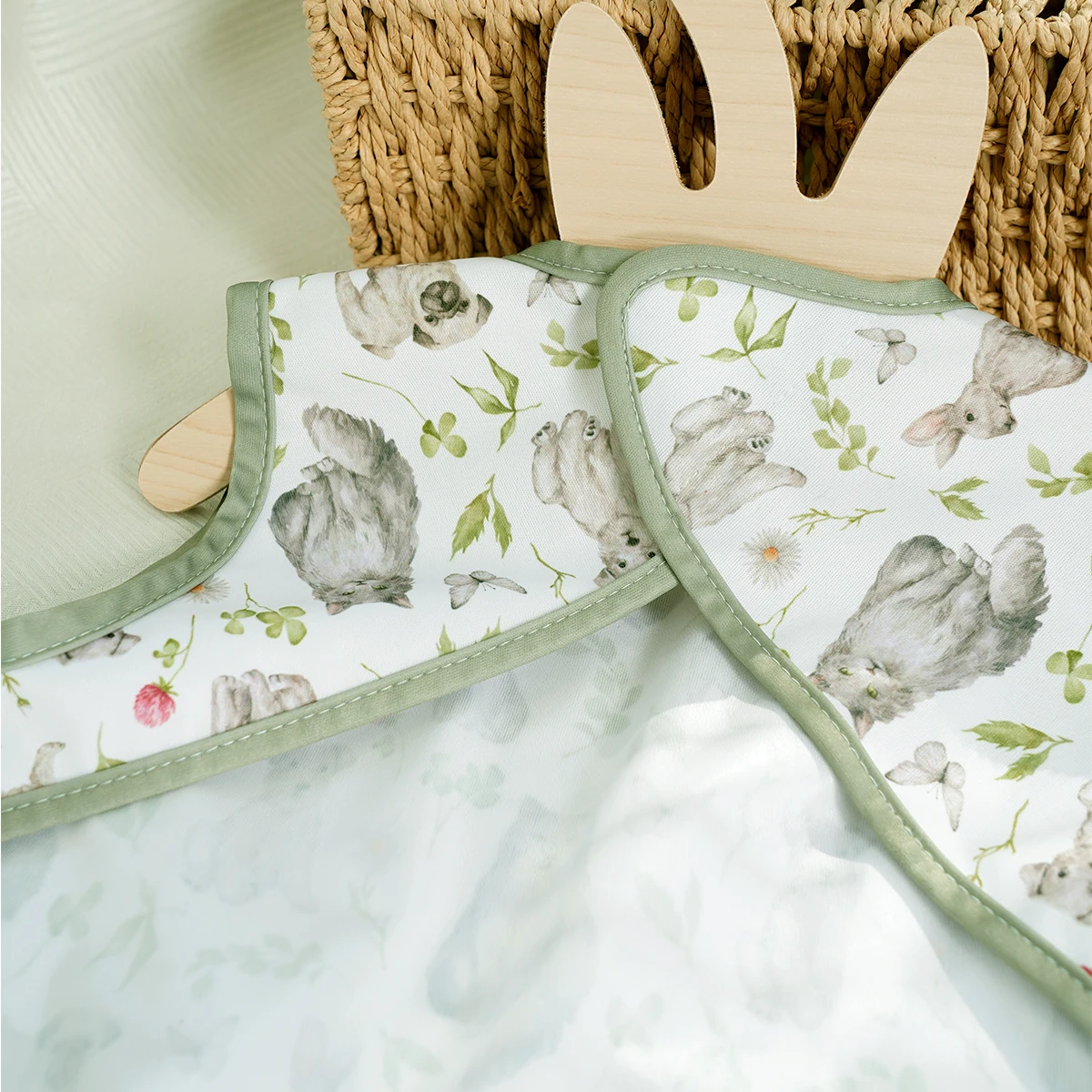 HappyFlute Babero impermeable antibabas – Lavable y seguro - imagen 2