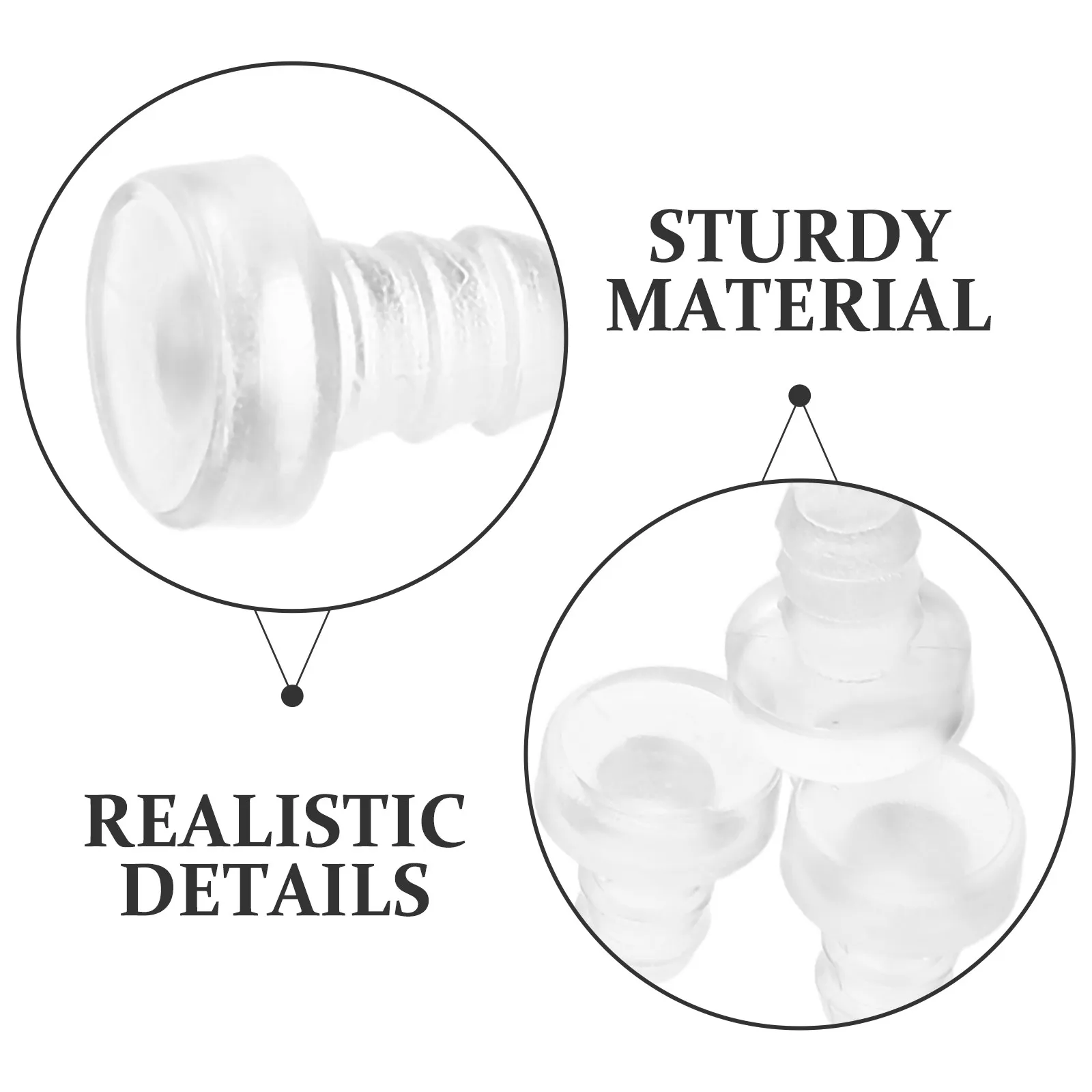 Protectores anticolisión transparentes para muebles y puertas