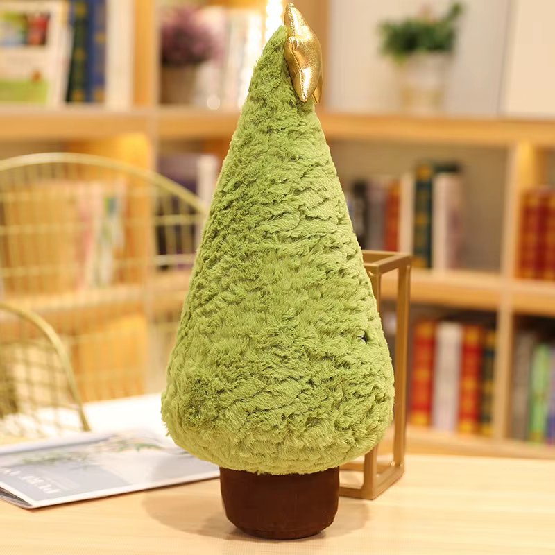 Peluche cojín árbol de Navidad en felpa siempreverde - imagen 3