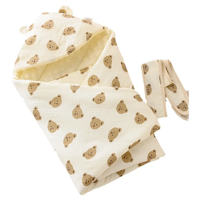 Manta bebé recién nacido floral suave, cálida para sala parto - imagen 4