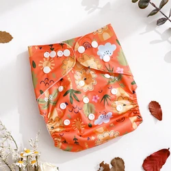 Pañales de bolsillo lavables HappyFlute, ecológicos reutilizables