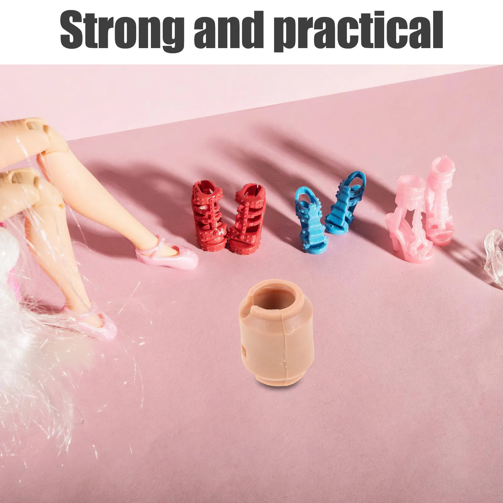 Conector articulado para figuras, pieza macho