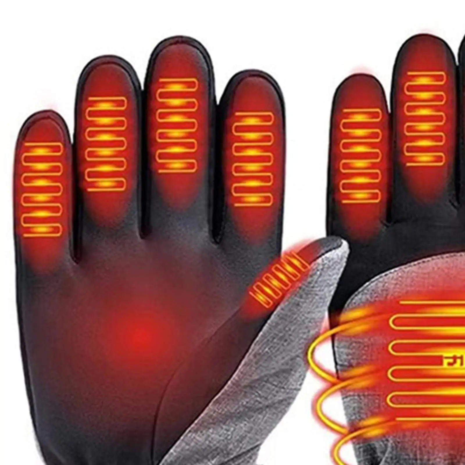 Guantes de invierno calefactables a prueba de viento antideslizantes - imagen 5