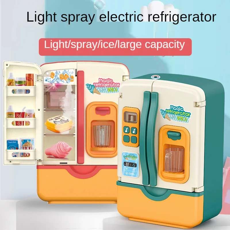 Casa de juegos para niños con cocina de juguete y refrigerador - imagen 5