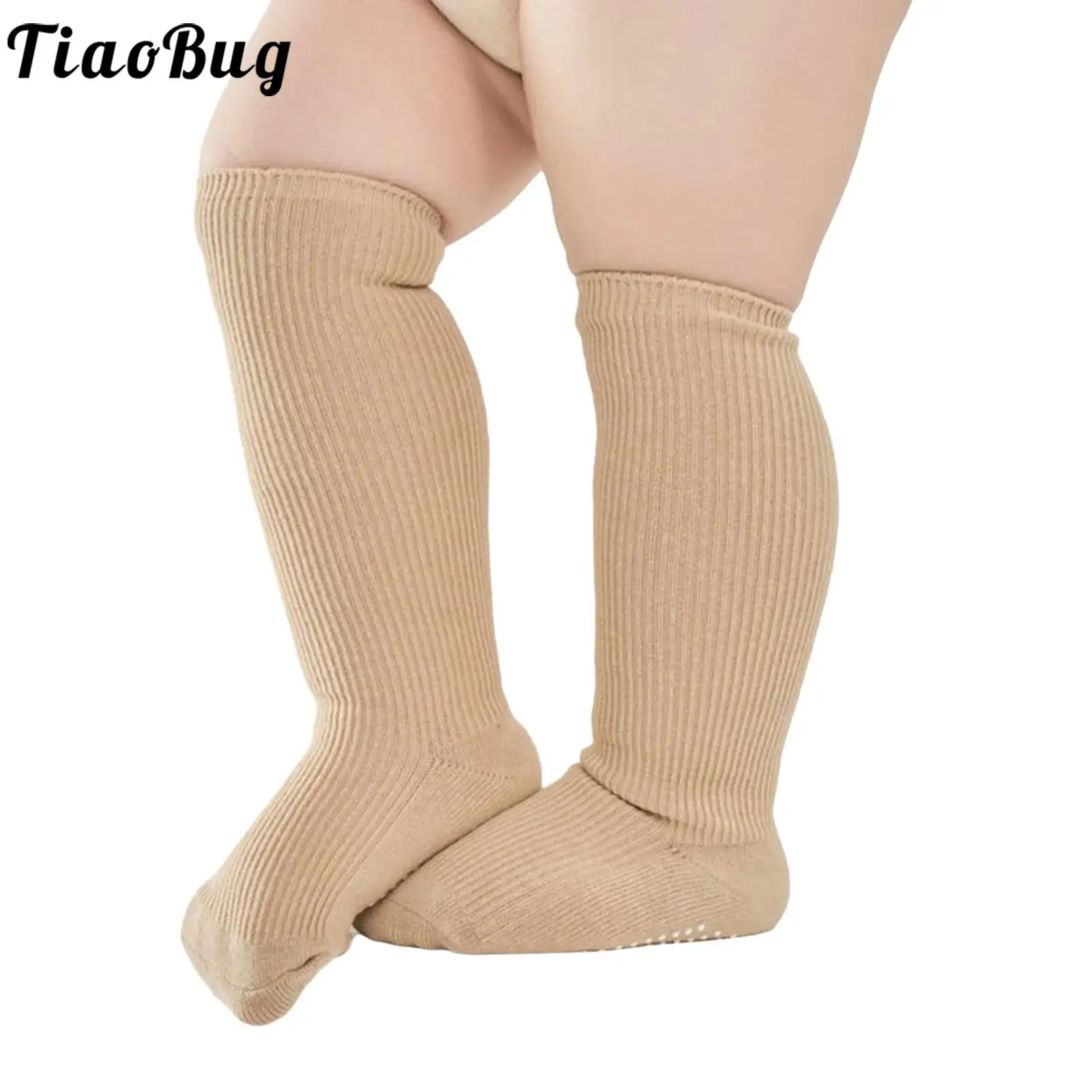 Calcetines antideslizantes para bebés y niños – acanalados lisos - imagen 4