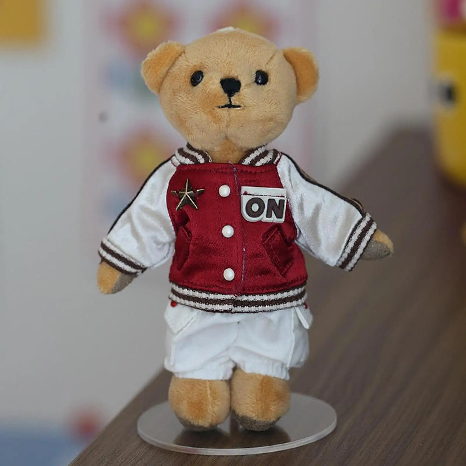 Chaqueta para muñeca de peluche niña, abrigo suave artesanal - imagen 2