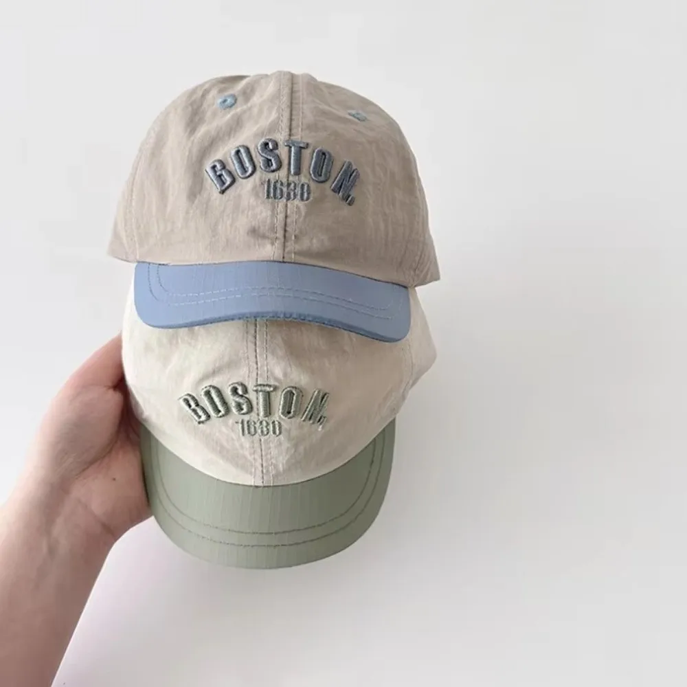 Gorra bebé béisbol retro visera de pato con bordado y secado rápido