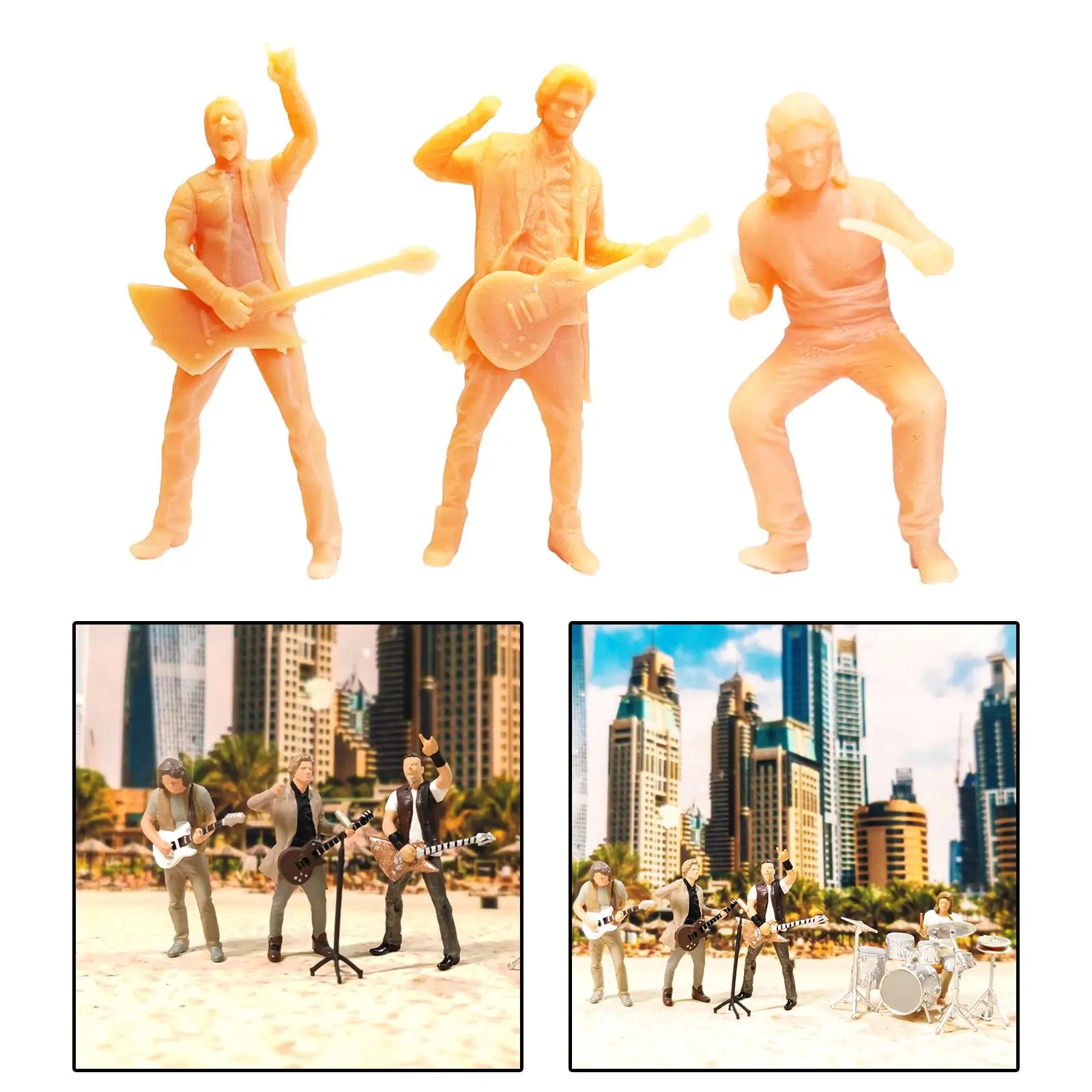 Figuras de diorama pintadas a mano – Miniaturas de resina ferromodelismo - imagen 5