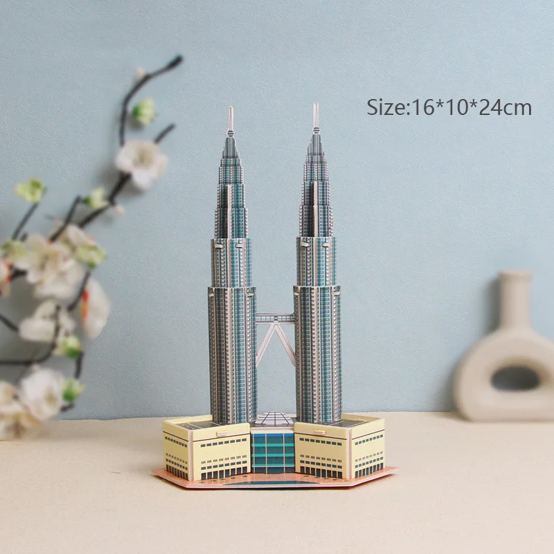 Maqueta decorativa de edificio emblemático