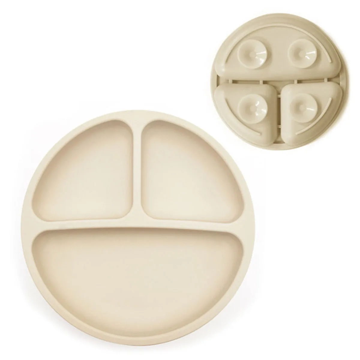 Plato antivuelco de silicona para bebés – Diseño divertido - imagen 3