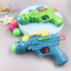 Pistola lanzadora de bolas blandas para niños – Juguete retro seguro