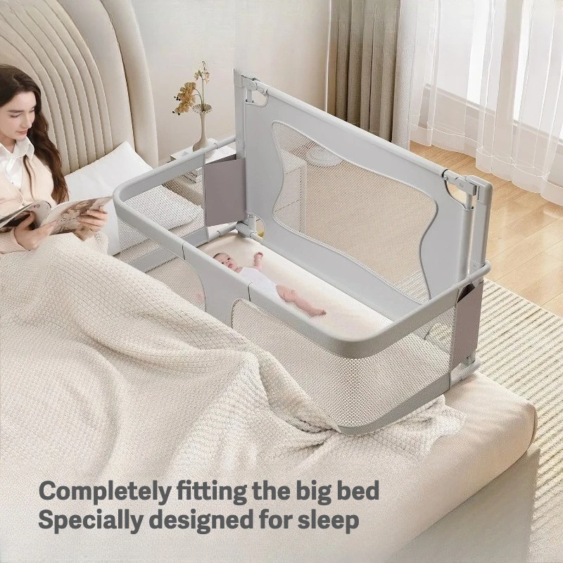 Barandilla de seguridad plegable para cama con acolchado anticaídas - imagen 2