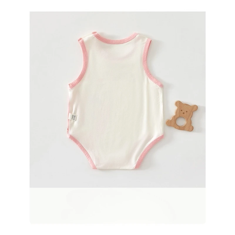Body de verano sin mangas de jersey fino triangular transpirable