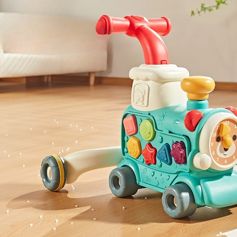 Tren Montessori de arrastre con panel extraíble antideslizante - imagen 3