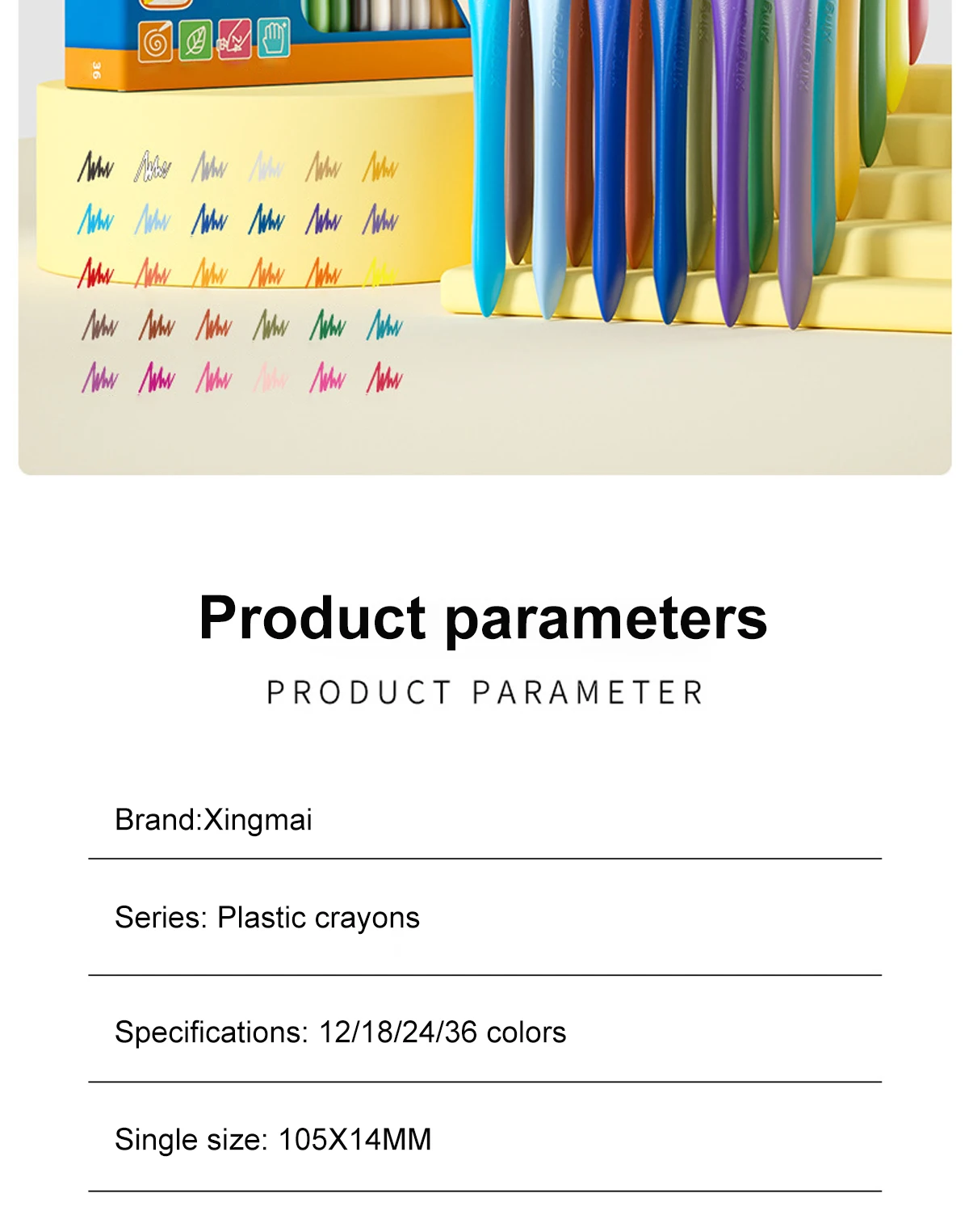 Paleta de colores disponible