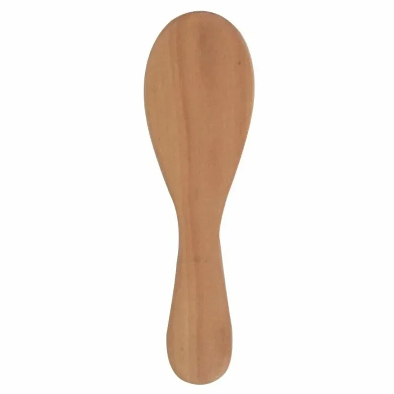 vvocci Cepillo de bebé madera y lana para masaje recién nacido