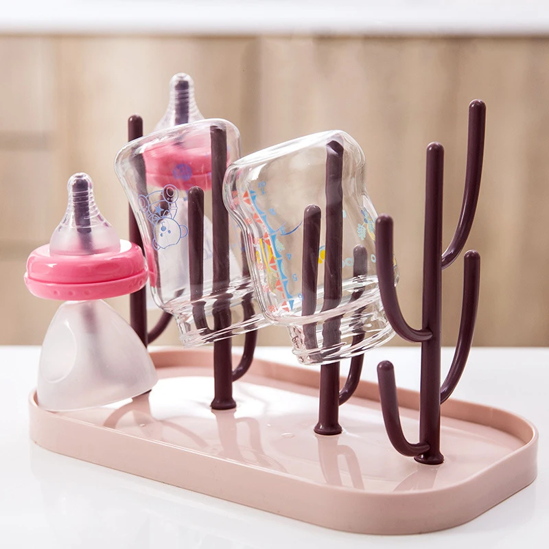 Escurridor de biberones para bebé con soporte y secado higiénico - imagen 4