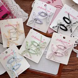 Horquilla infantil con lazo de perlas – Accesorio delicado para niña