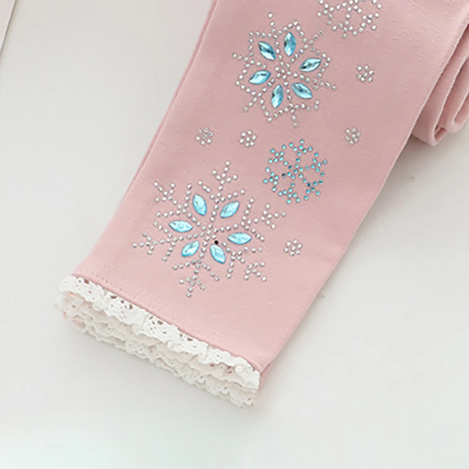 Leggings con aplique de strass para niña - imagen 2