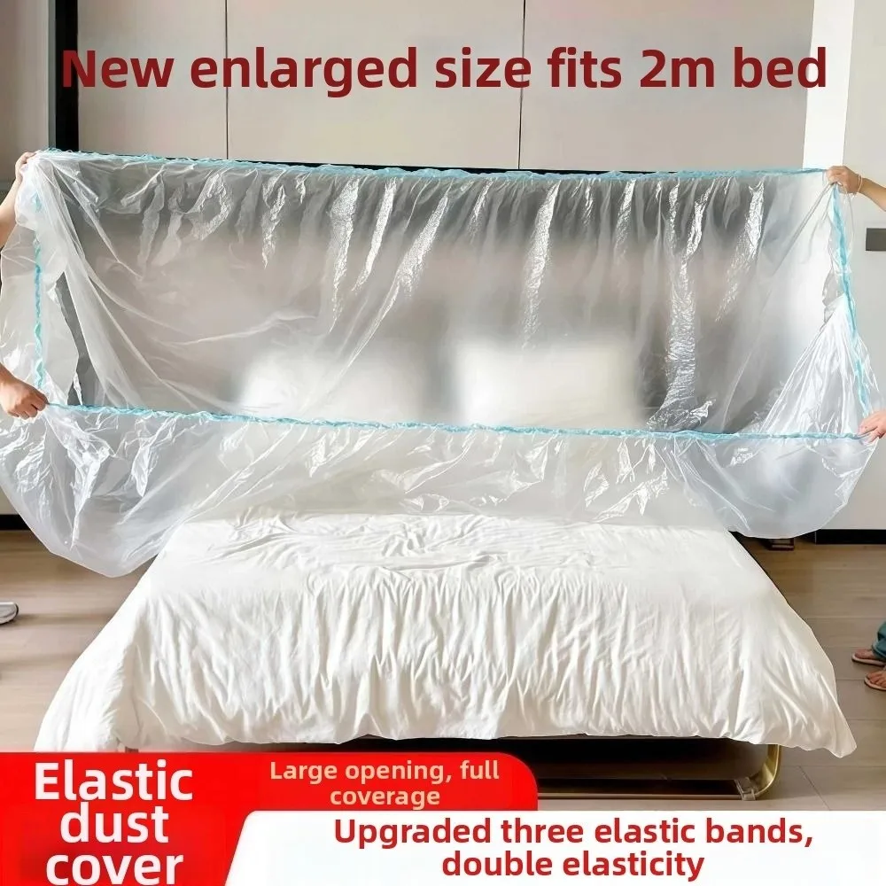 Fundas impermeables desechables transparentes para cama con elásticos - imagen 2