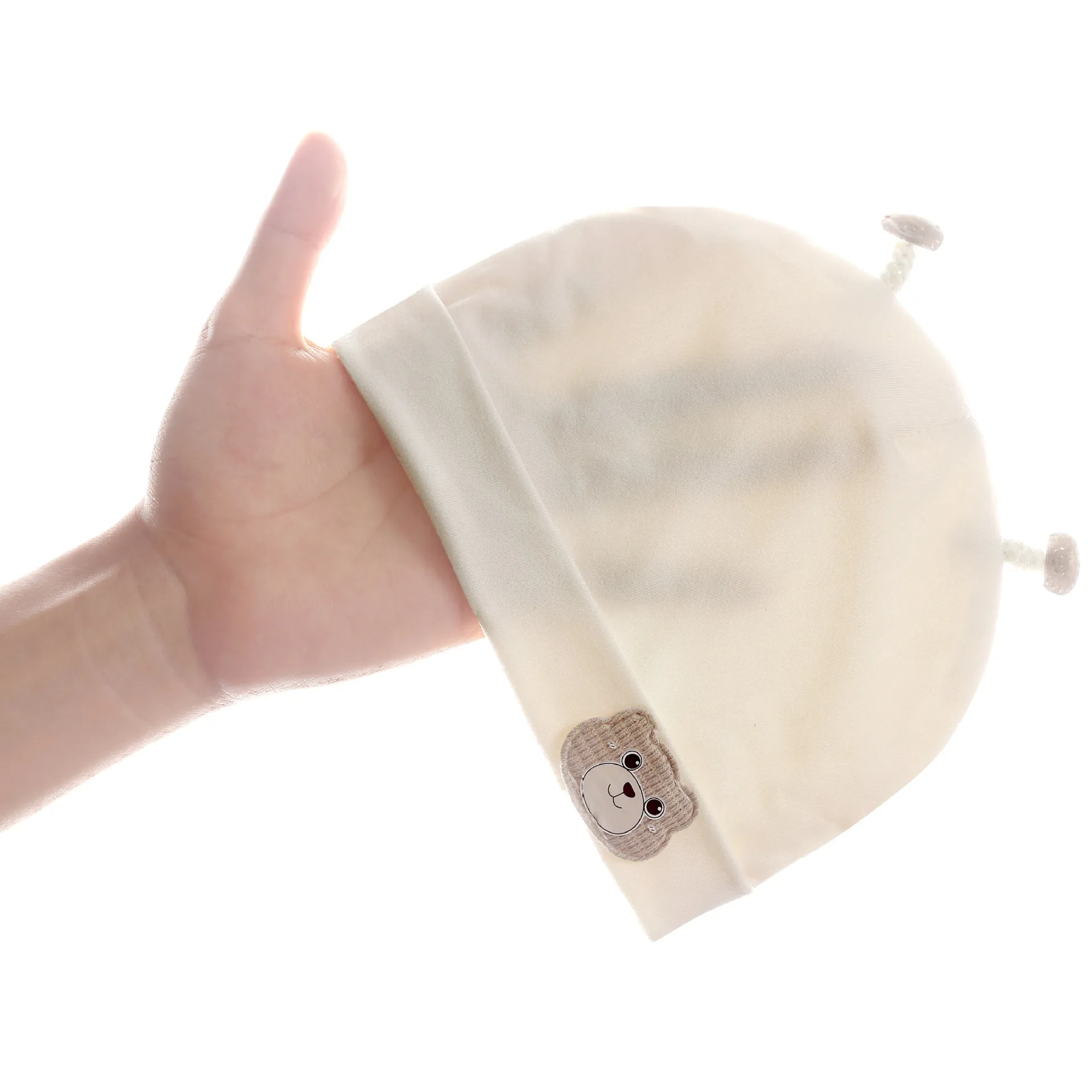Gorro de algodón puro para bebé recién nacido - imagen 2