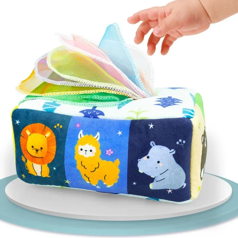 Caja Montessori de tejido con diseño variado
