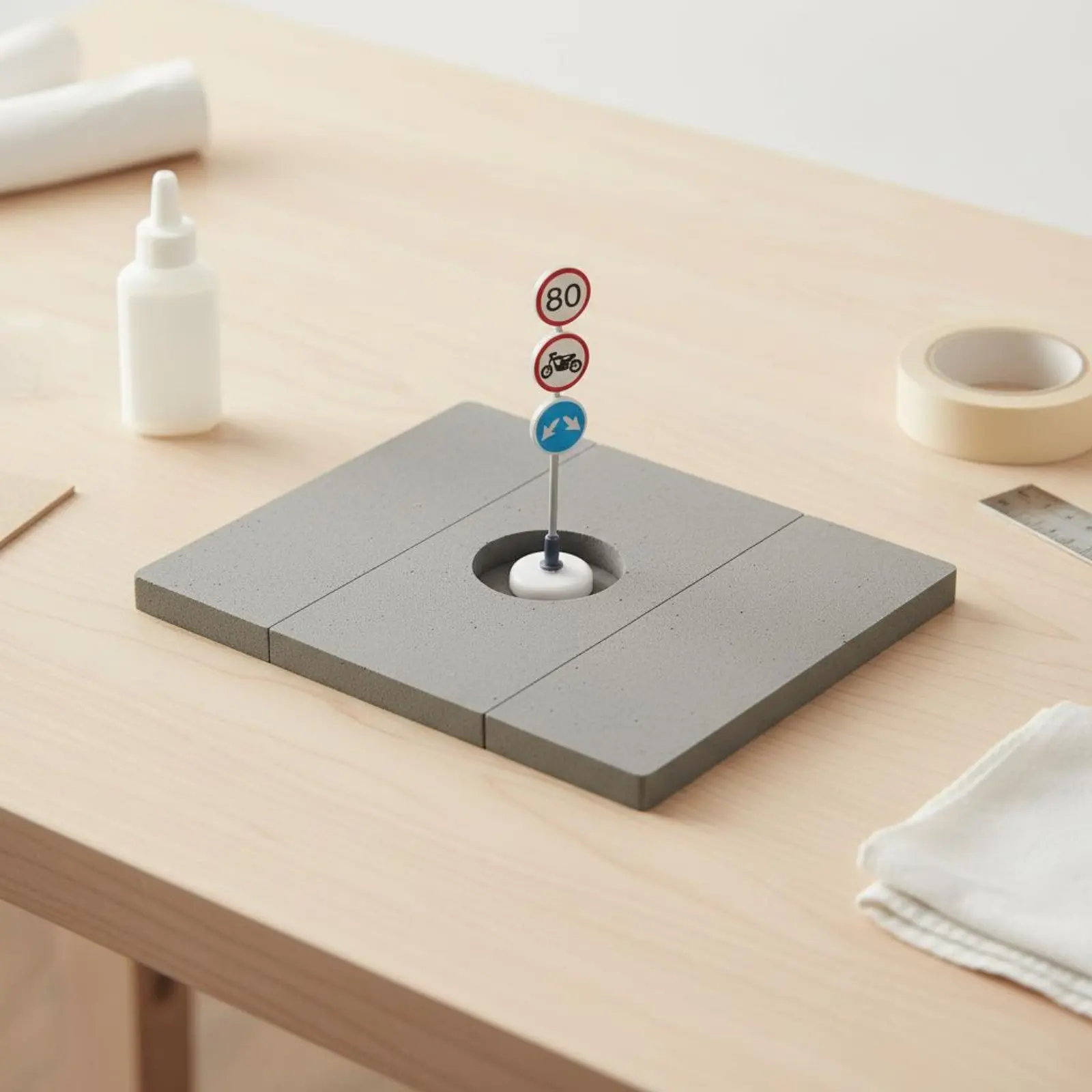 Señales de tráfico en miniatura para juegos creativos infantiles - imagen 5