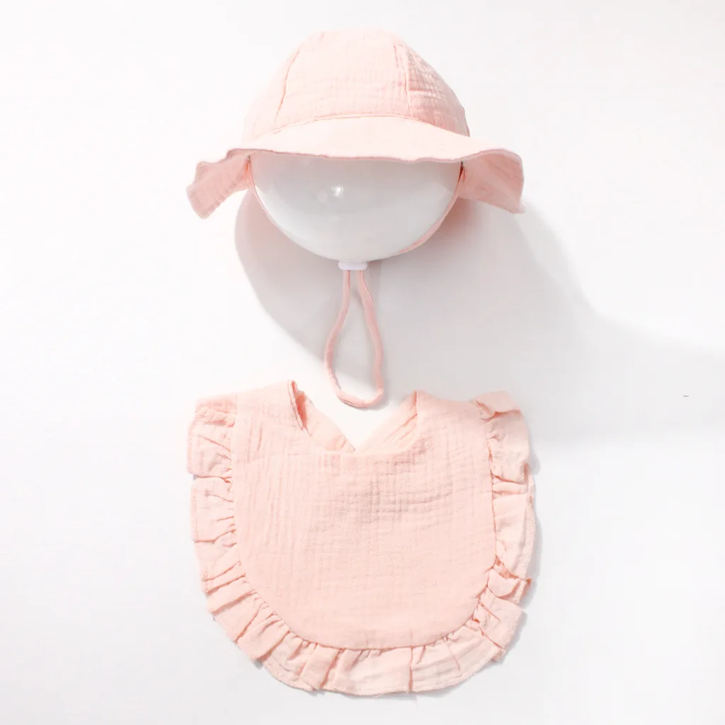 Gorro fisherman de algodón con babero para bebé, suave y cómodo - imagen 5