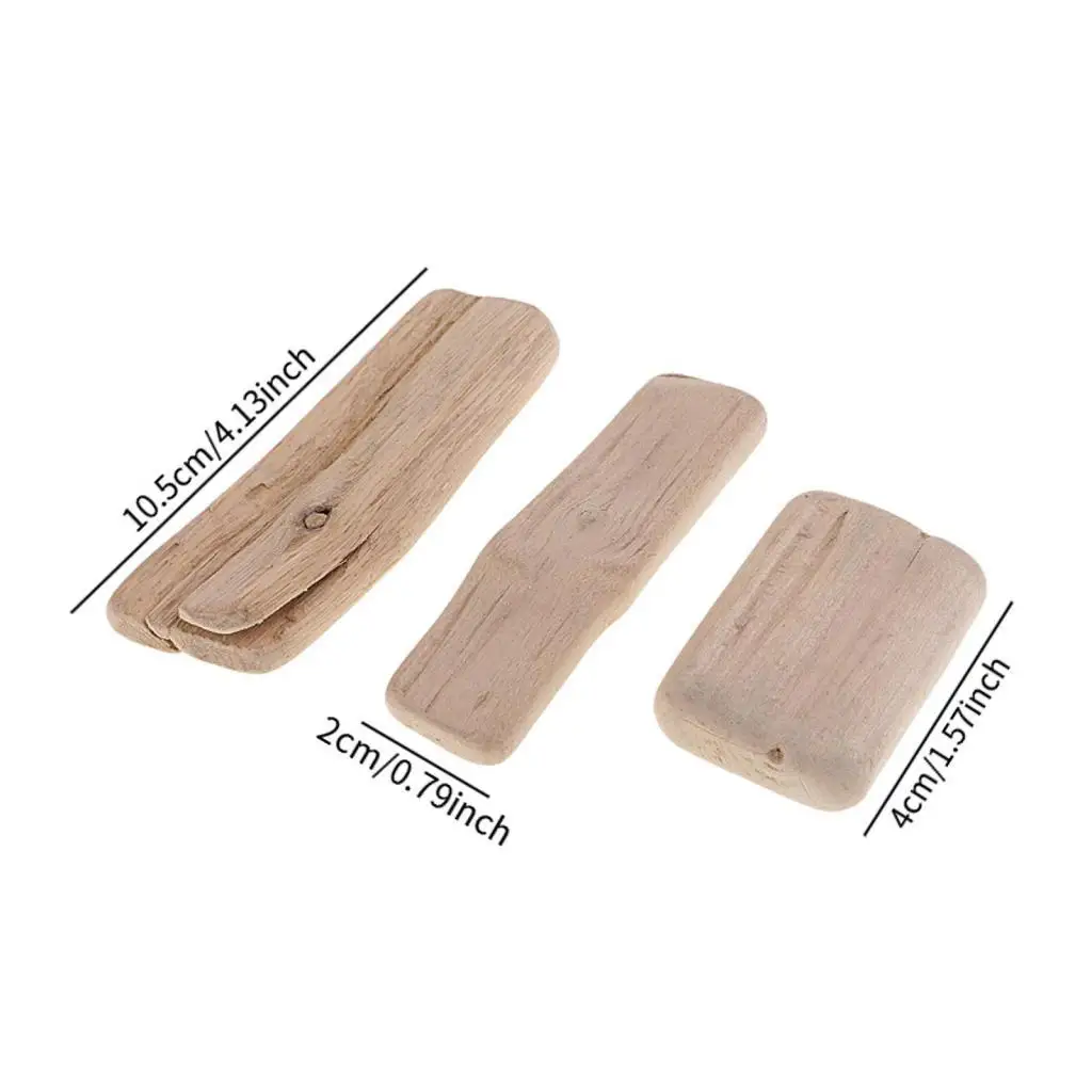 Bloques de madera rústica para manualidades: rodajas decorativas - imagen 5