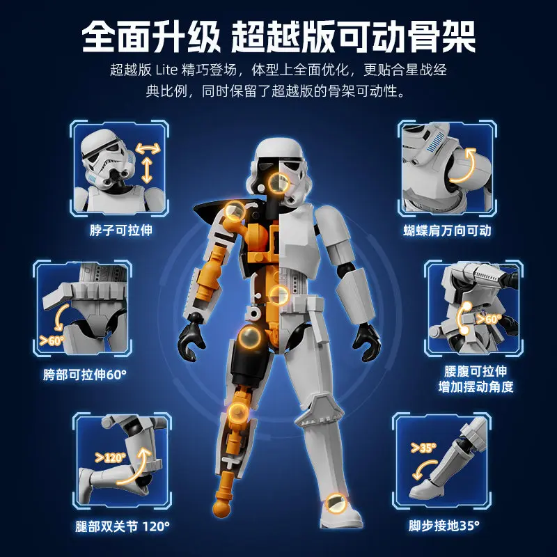 BLOKEES Figura de acción Star Wars: Din Djarin y Grogu Lite - imagen 4