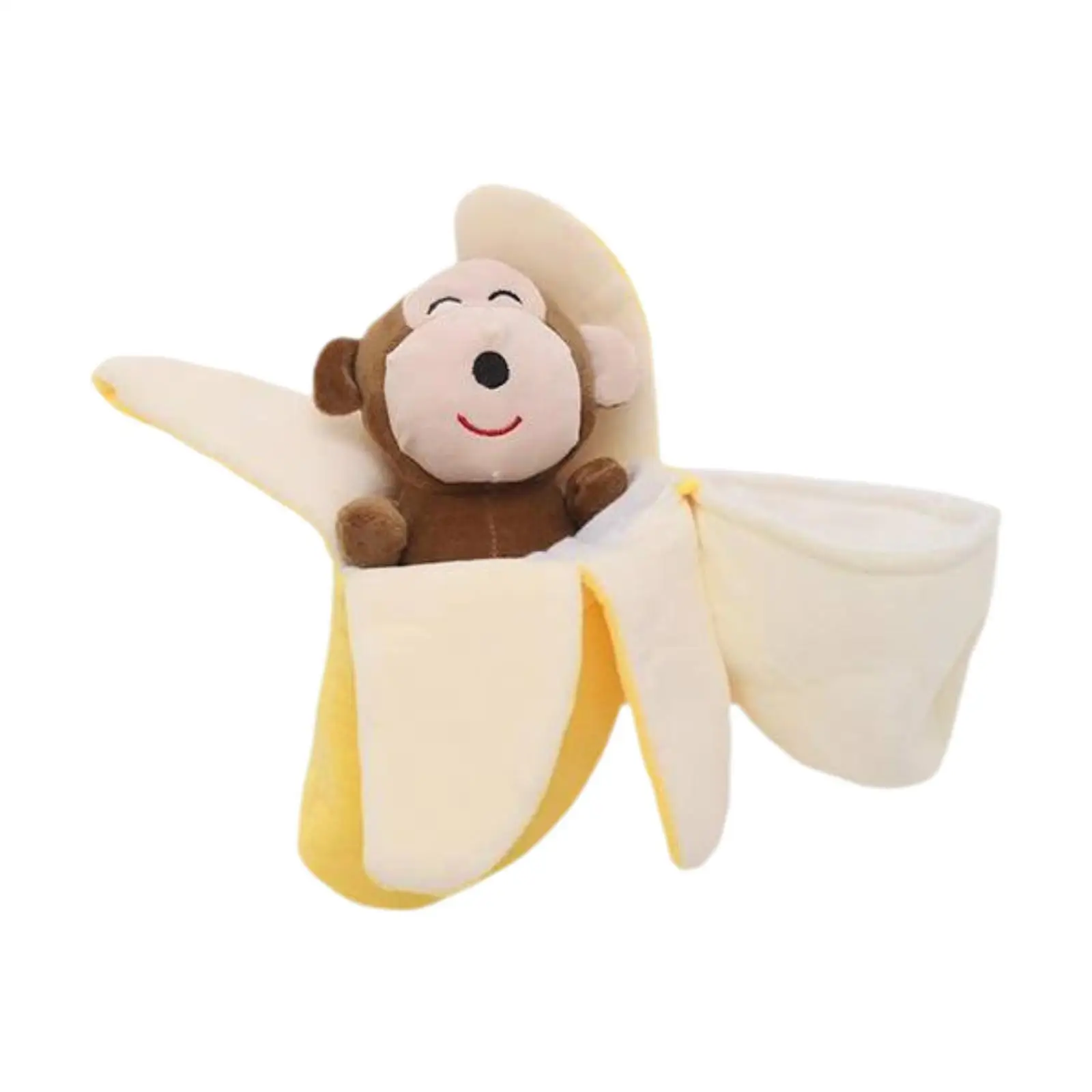 Juguete de peluche chirriante de tamaño compacto