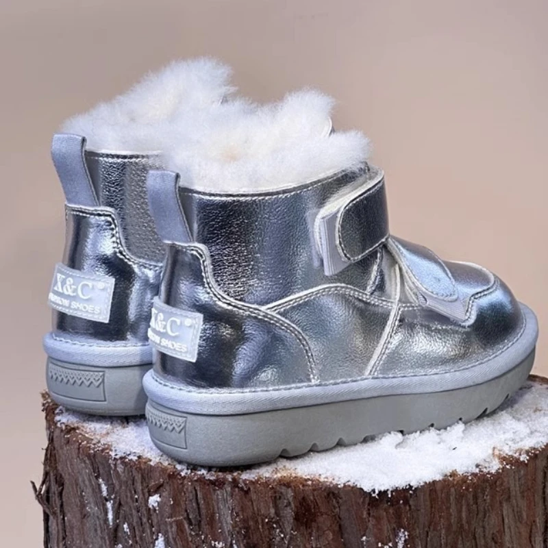 Botas de nieve para niños con suela antideslizante y forro térmico - imagen 4
