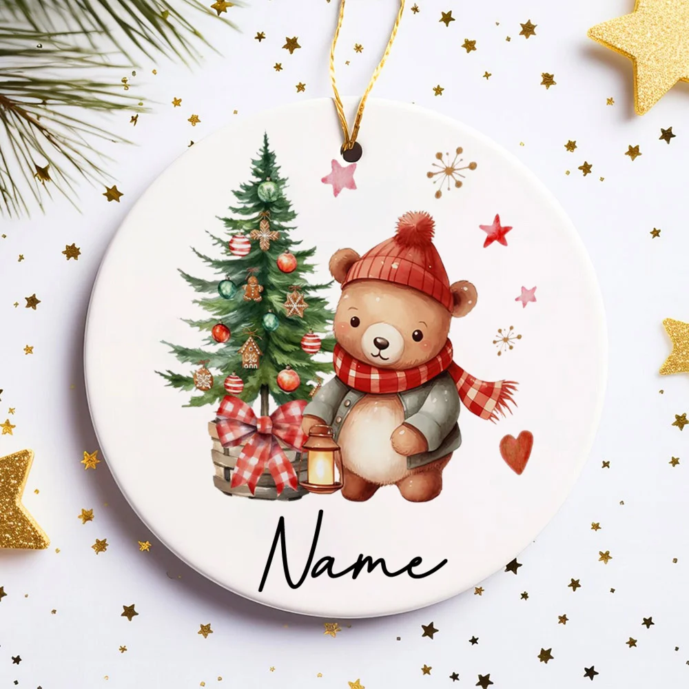 Adorno navideño personalizado para bebé con foto - Regalo recuerdo