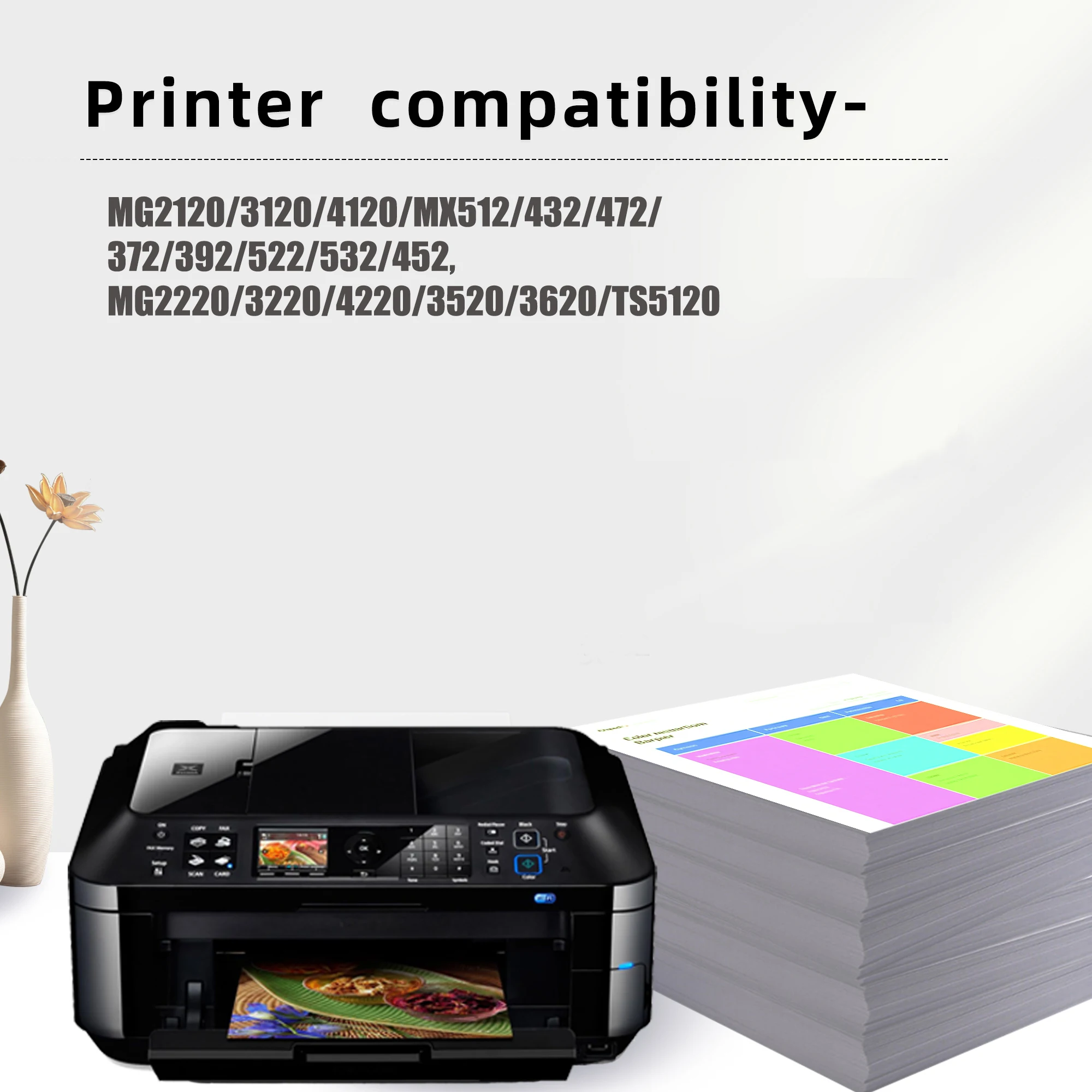 Cartucho de tinta compatible Canon de alta capacidad negro y color - imagen 5