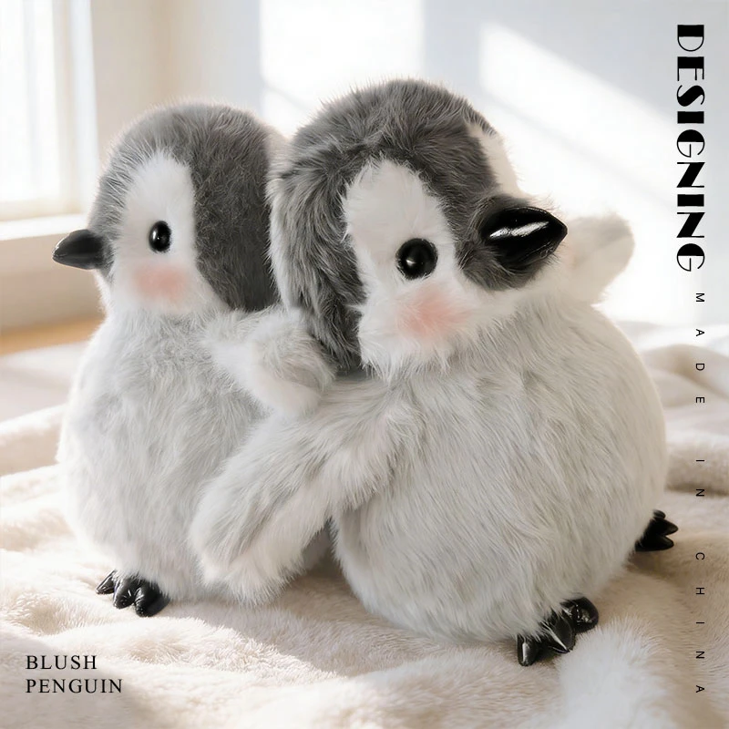 Peluche pingüino suave para bebé – Muñeco de invierno regalo - imagen 5
