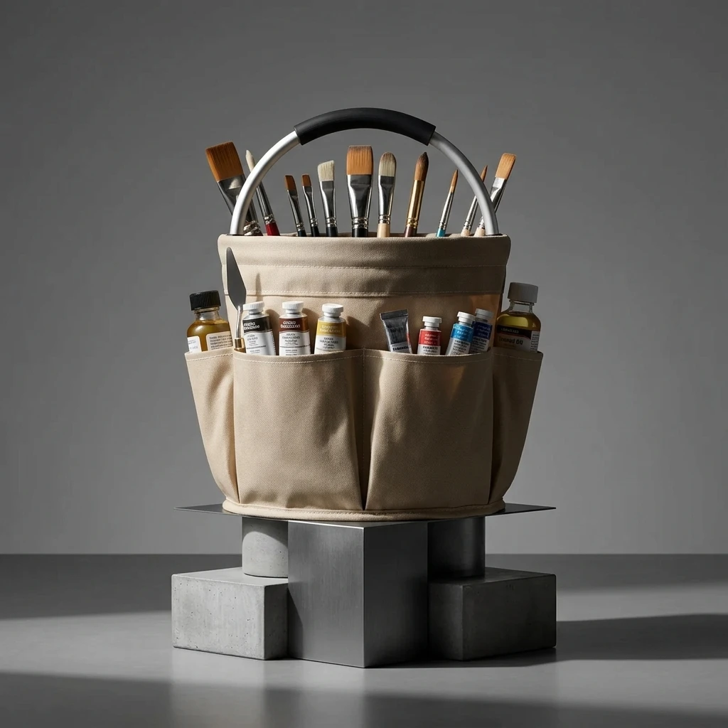 Cesta de almacenamiento plegable Oxford con asa para jardín - imagen 4