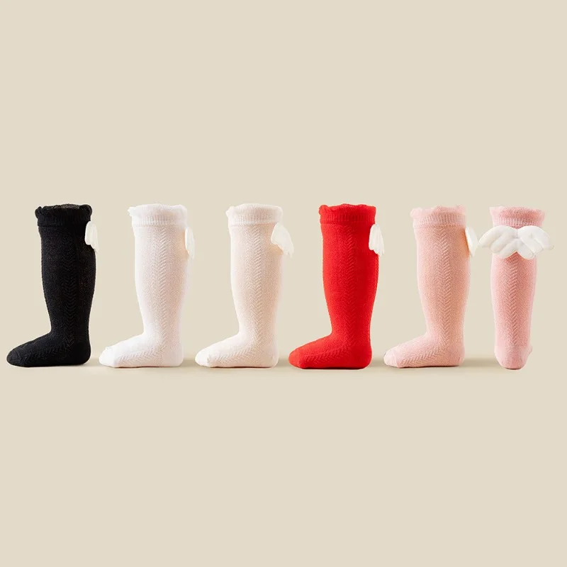 Calcetines de rodilla en algodón suave para niñas – estilo princesa - imagen 4