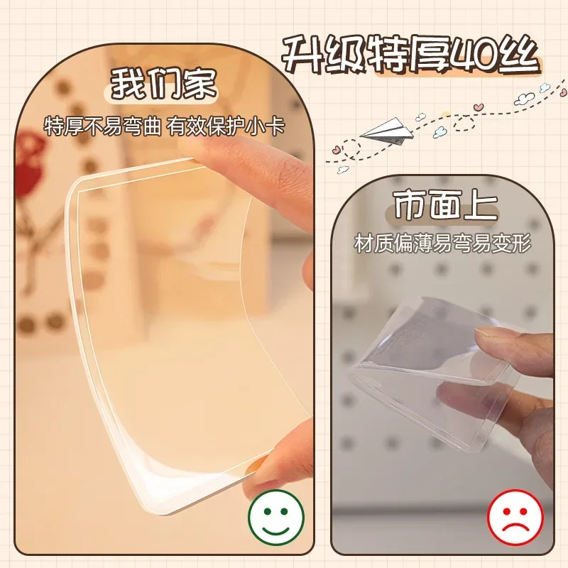 Tarjetero acrílico para identificación - Soporte para tarjetas Kpop - imagen 5