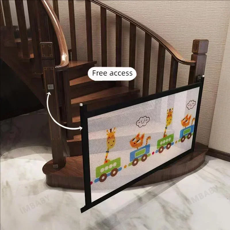 Barrera de seguridad plegable y transpirable para bebés y mascotas - imagen 3