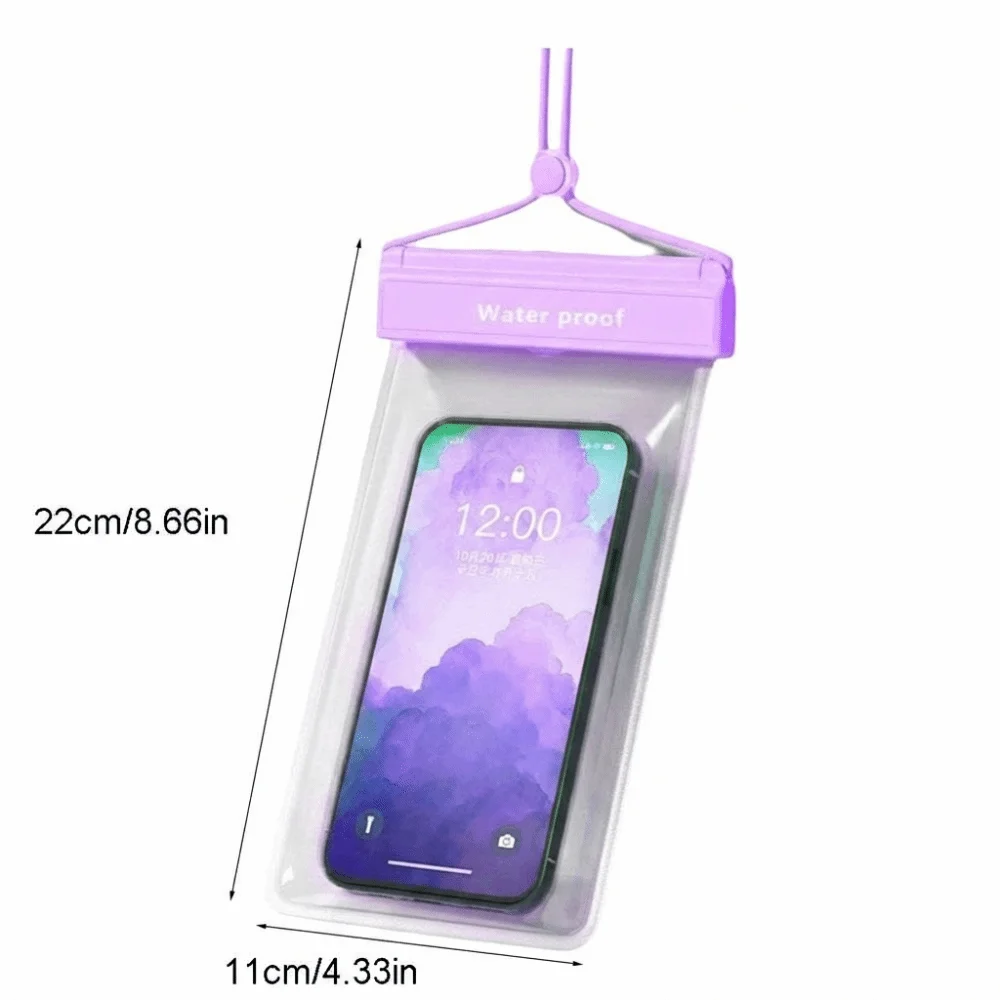 Bolsa impermeable para móvil con pantalla táctil y correa
