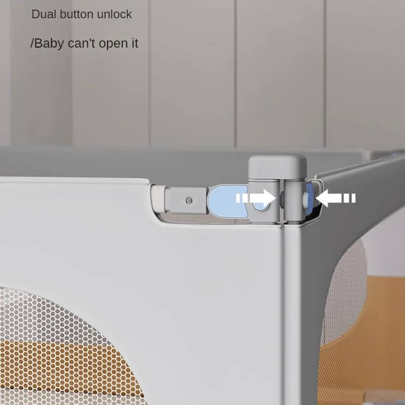 Barandilla de cama para bebé plegable anticaídas - sin instalación - imagen 4
