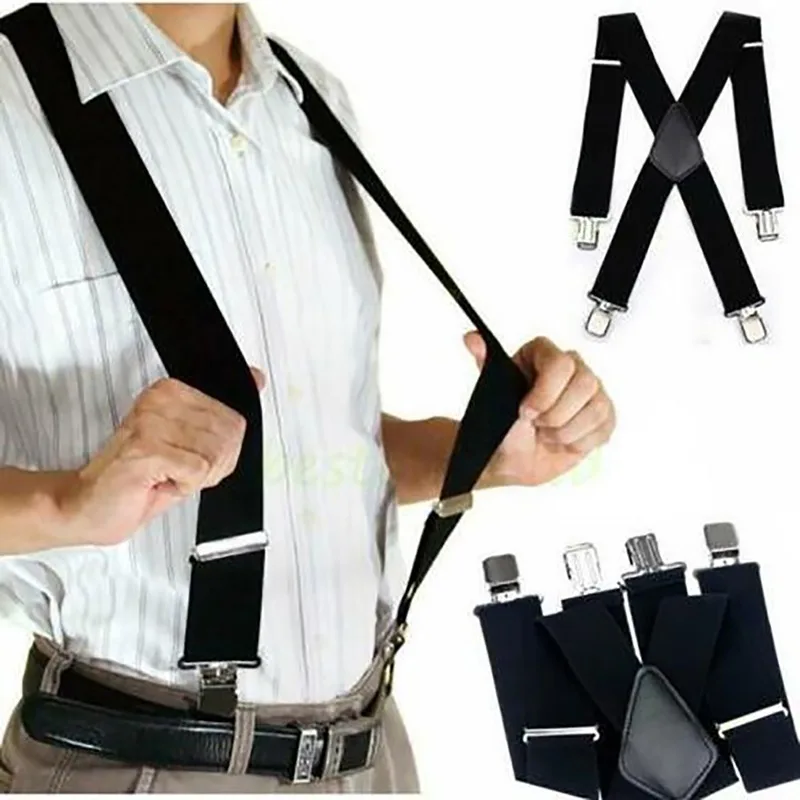 Tirantes elásticos ajustables en X con clips resistentes universales - imagen 2