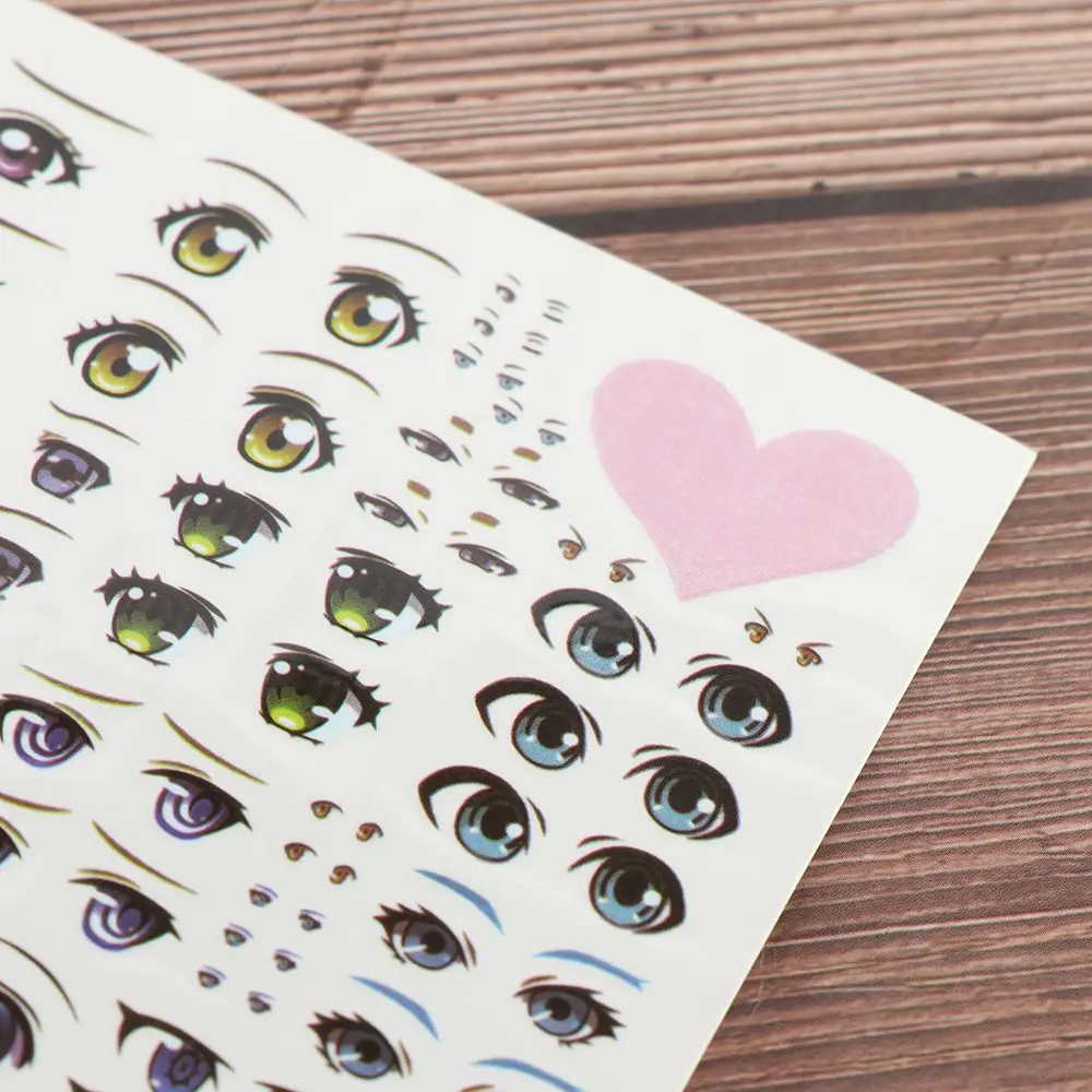 Pegatinas Ojos Animé para Muñecas – Diseños Decorativos DIY - imagen 2